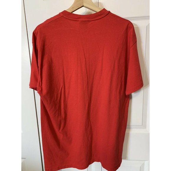 Vtg ROCKY Balboa Boxing Fights Movie Sylvester Stallone Red T Shirt Sz L 2001‎ - Picture 9 of 9